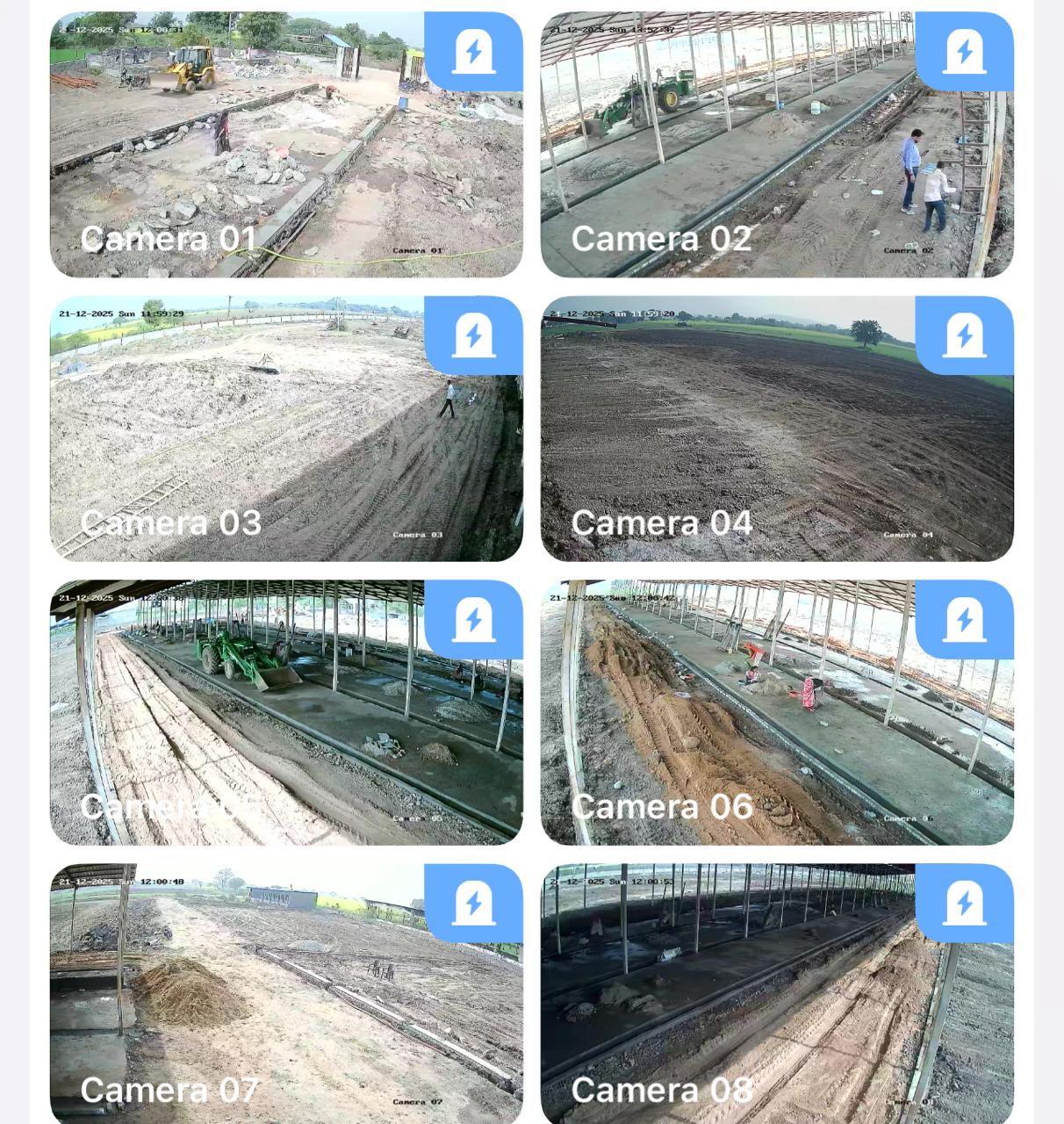 Gaushala Construction Progress